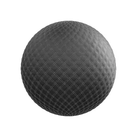 Quilted black fabric 3